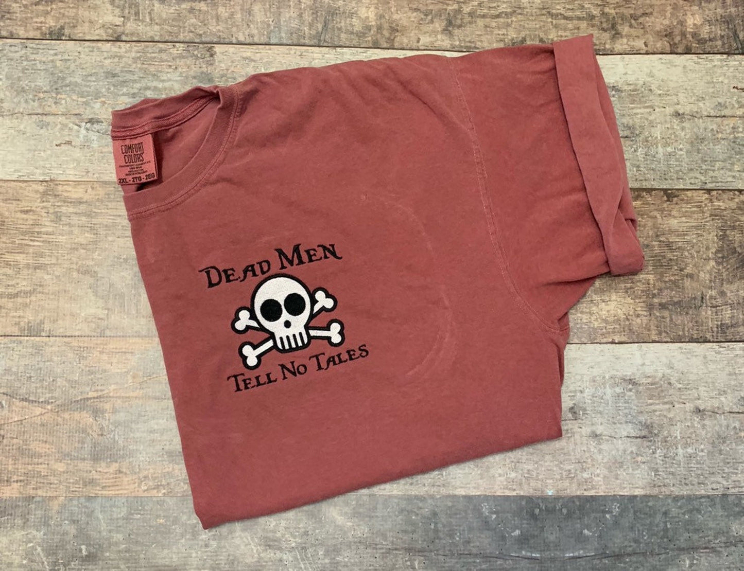 Dead Men Tell No Tales Comfort Color Pocket T-shirt