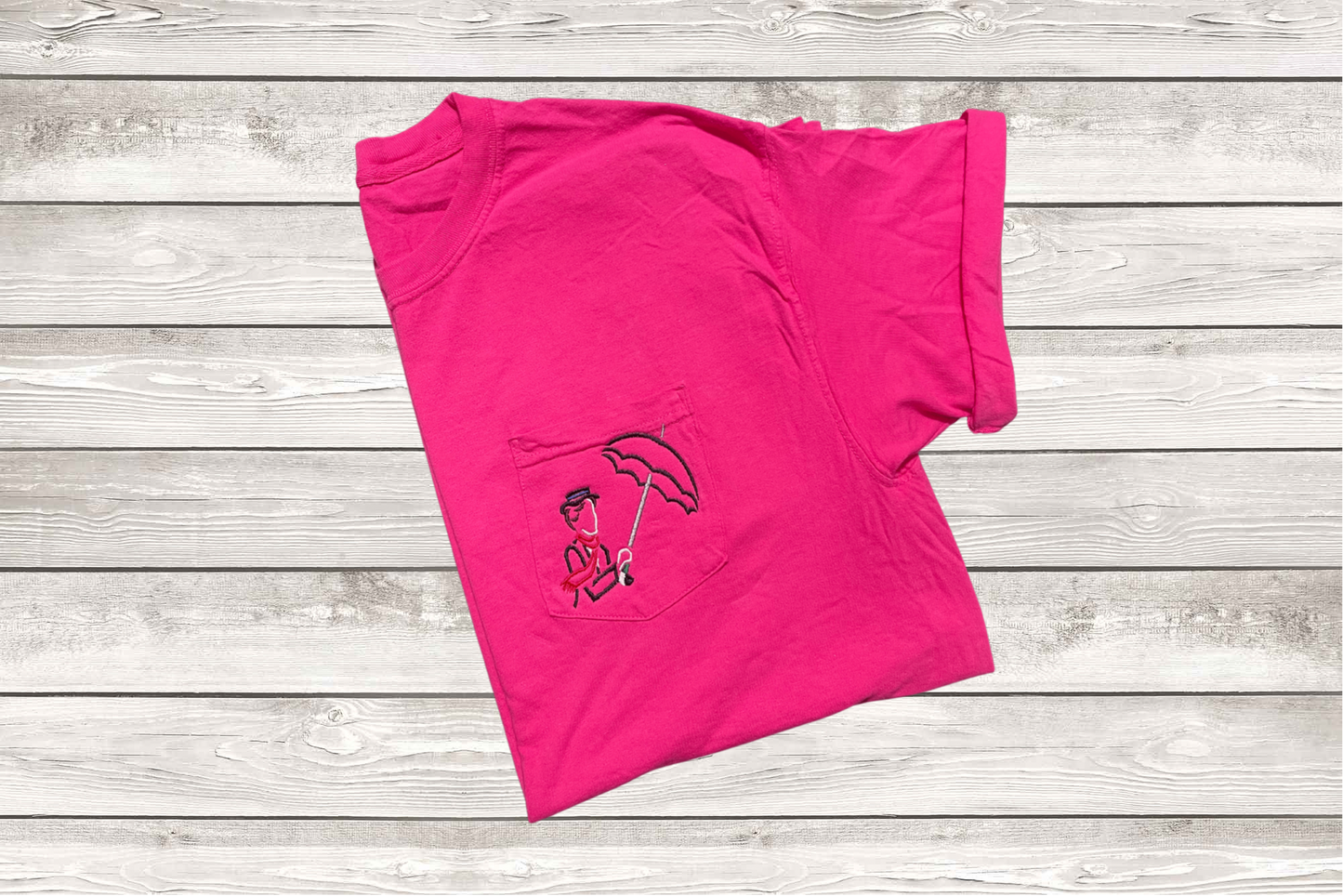 Mary Poppins Comfort Color Pocket T-shirt