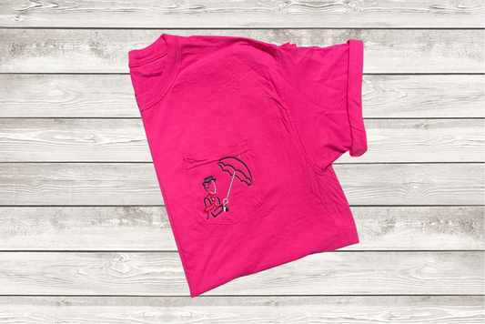 Mary Poppins Comfort Color Pocket T-shirt