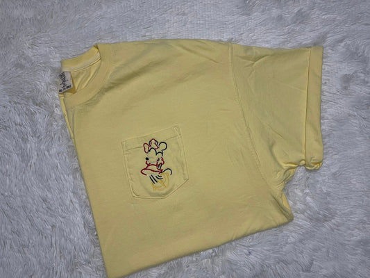 Minnie Mouse Comfort Color Pocket T-shirt