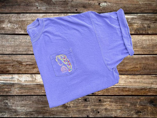 Rapunzel Comfort Color Pocket T-shirt